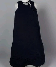 Kyte Baby Sleep Sack Sage Bamboo Full Zip Lined Sleeveless 1.0 tog 6-18mos NAVY