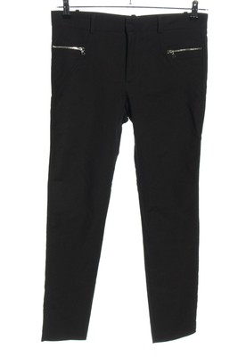 ZARA WOMAN Pantalon cigarette Dames T EU 38 noir style décontracté