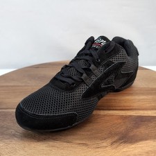 Very Fine VFSN012 Unisex Black Mesh Suede Dance Sneaker Women  s Size 7 Men's 6