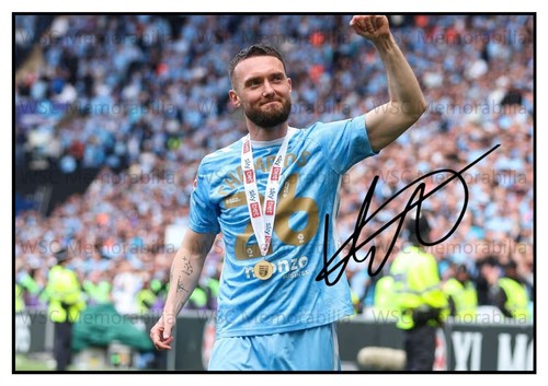 12901. Matt Grimes Signed Pictures (A4 Prints) Coventry Swansea Exeter etc.