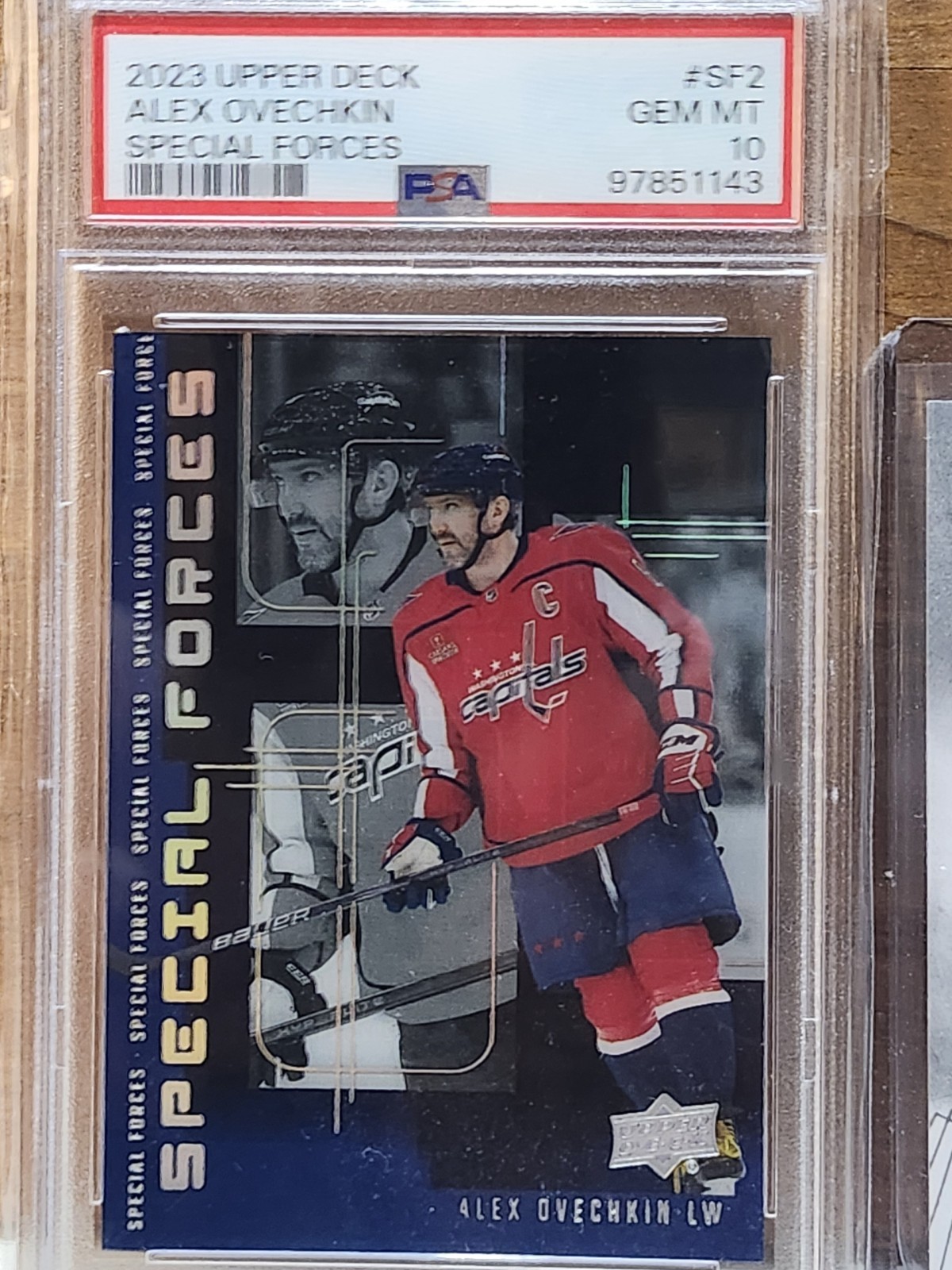 PSA 10 UD SPECIAL FORCES ALEX OVECHKIN view 2