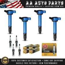 4 Performance Ignition Coil & 4 NGK Platinum Spark Plug for 10-17 Toyota Camry