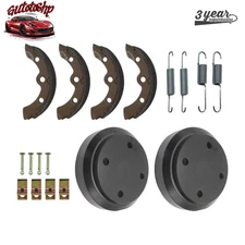 Kit For Club Car DS Golf Cart Brake Drum Brake Shoes 1995-Up and Precedent 2004+