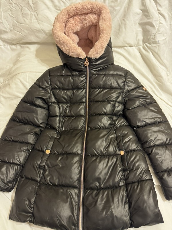 Michael Kors Heavy Stadium Puffer Jacket Big Girls Size 14 Used