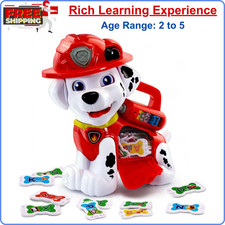 Vtech Paw Patrol Treat Time Marshall, Motorized Eyes And Ears React To Gameplay