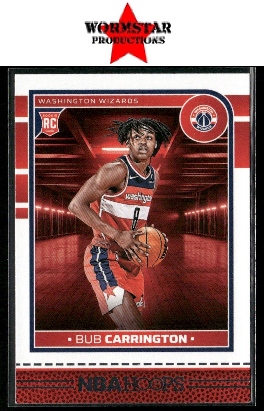 2024-25 Hoops Winter #244 Bub Carrington Washington Wizards