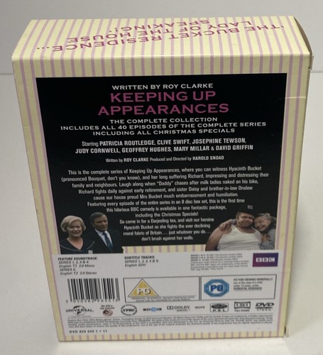 Keeping Up Appearances The Complete Collection Series 1-5 DVD Boxset - Region 2 - 第 4/6 張圖片