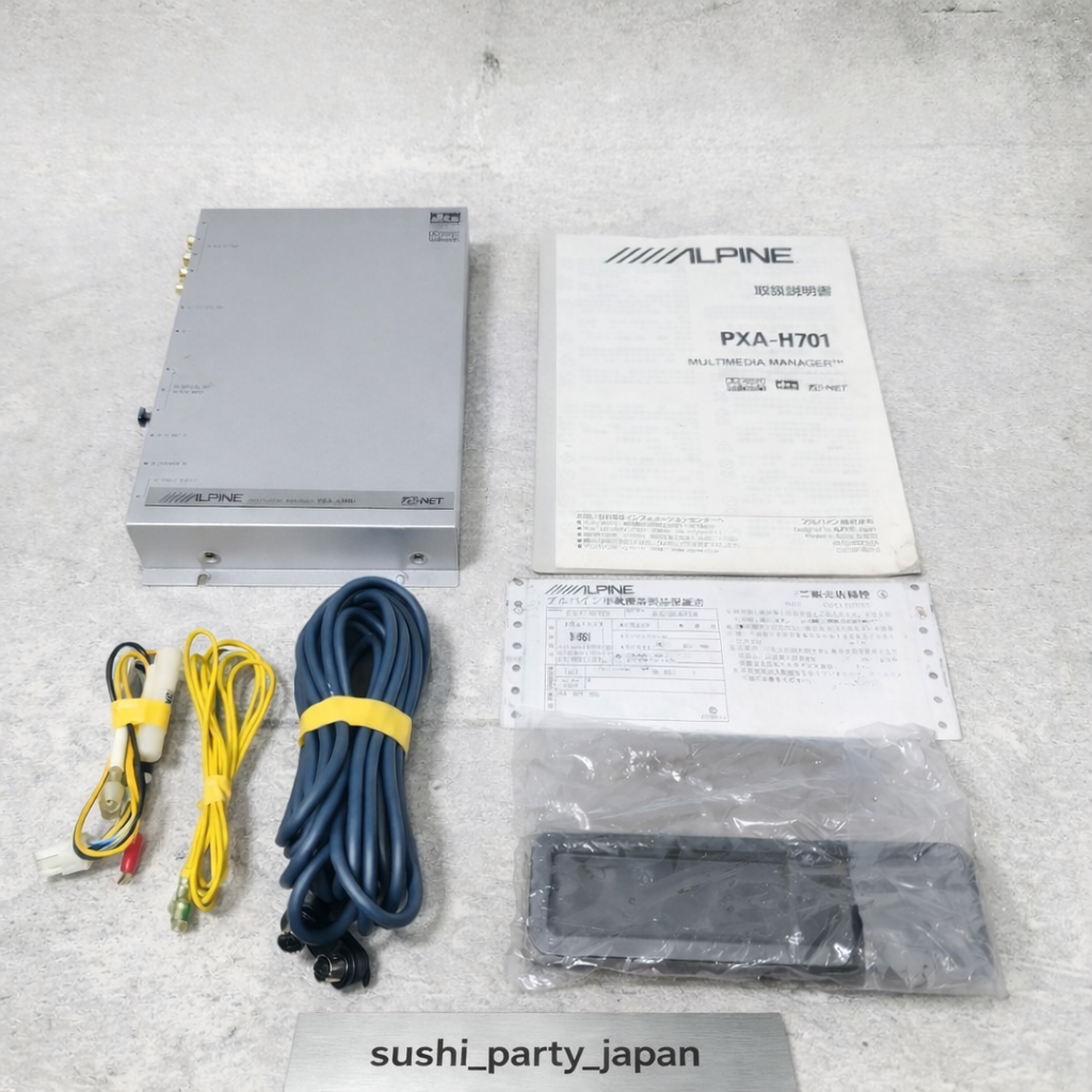 ALPINE PXA-H701 Set Multimedia Manager All Function Tested SET | eBay