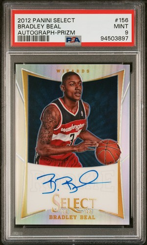 2012-13 Panini Select Bradley Beal 156 Rookie Auto Prizm /99 PSA 9 Mint Wizards - Picture 1 of 2