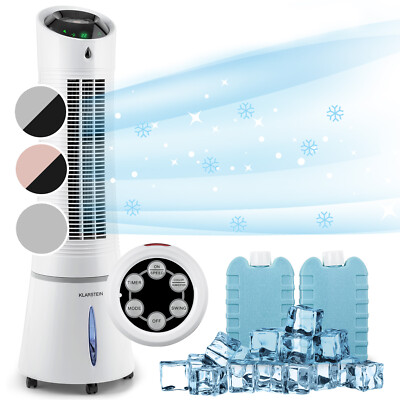 4-in-1 Luftkühler Ventilator mobiles Klimagerät Luftreiniger 30 W 210 m³/h Weiß