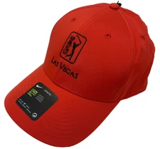 NEW! Nike Adult DRI-FIT Legacy91 Cap TPC LAS VEGAS Golf Hat-Red/Black 892652-657