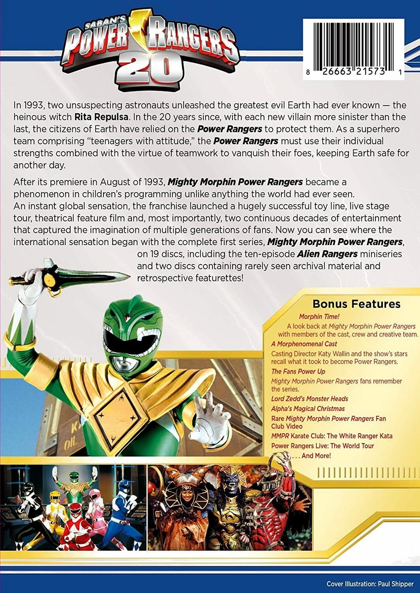 Mighty Morphin Power Rangers Complete Original 1990s Classic
