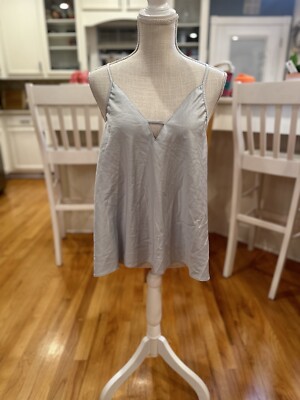 Flora Nikrooz Blue Silky Camisole Top 
