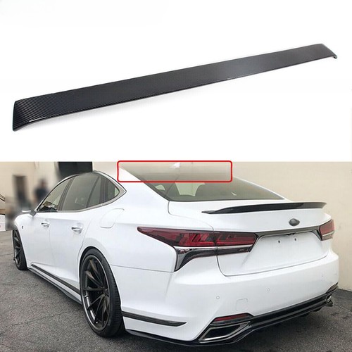 REAL CARBON FIBER REAR WINDOW ROOF SPOILER FOR 2017-2021 LEXUS LS460 LS500 E - 第 1/4 張圖片