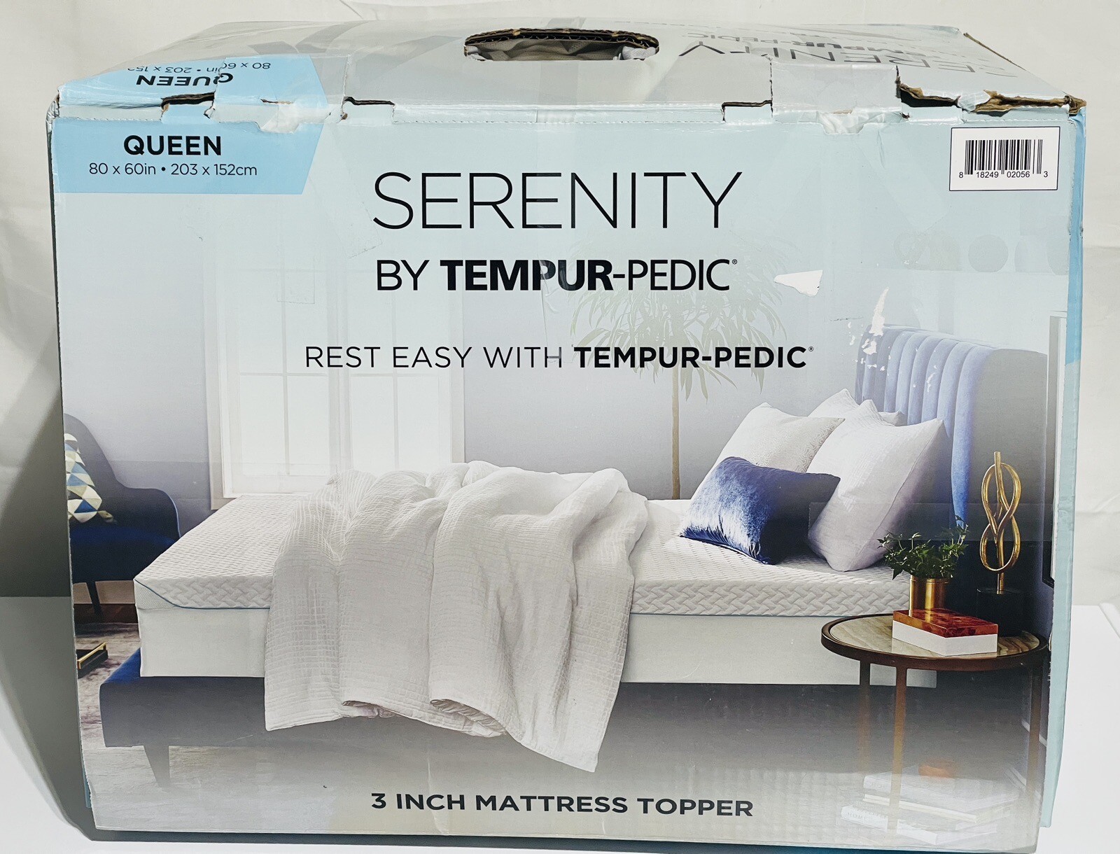 Serenity by TempurPedic 3 Inch Mattress Topper Queen eBay