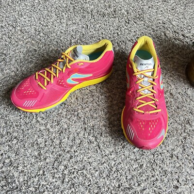 Newton Motion IV Athletic Lace Up Shoe Womens Size US 11 W000415 Pink Yellow