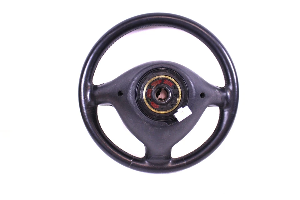 VW Passat 3B 3BG Leder Lenkrad Bora Golf IV 4 Speichen Airbaglenkrad schwarz - Bild 2 von 2