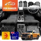Floor Mats for Ford Next-Gen Ranger Dual Cab 2022-Onwards Car Full Set 