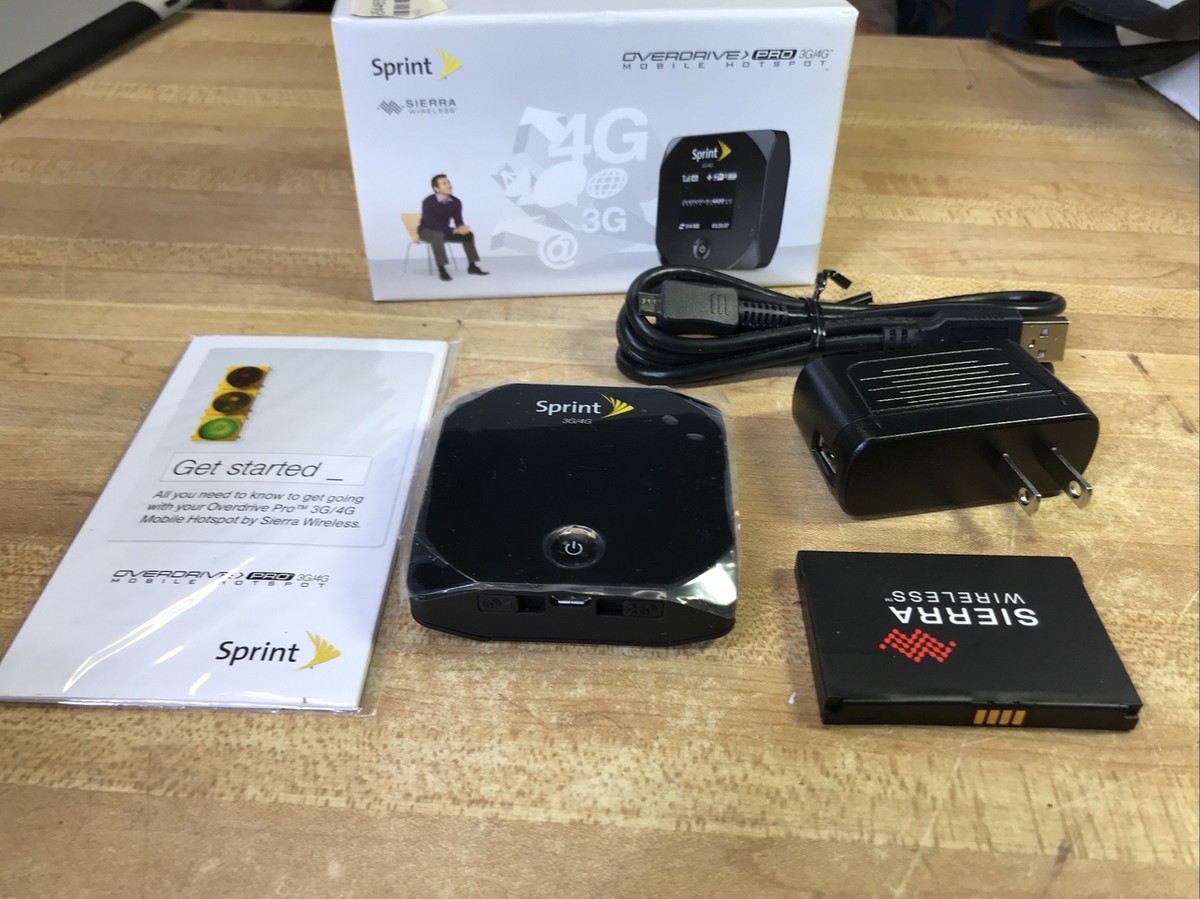 Sprint Overdrive Pro (3G/4G) Mobile Hotspot (Sierra Wireless) Pro