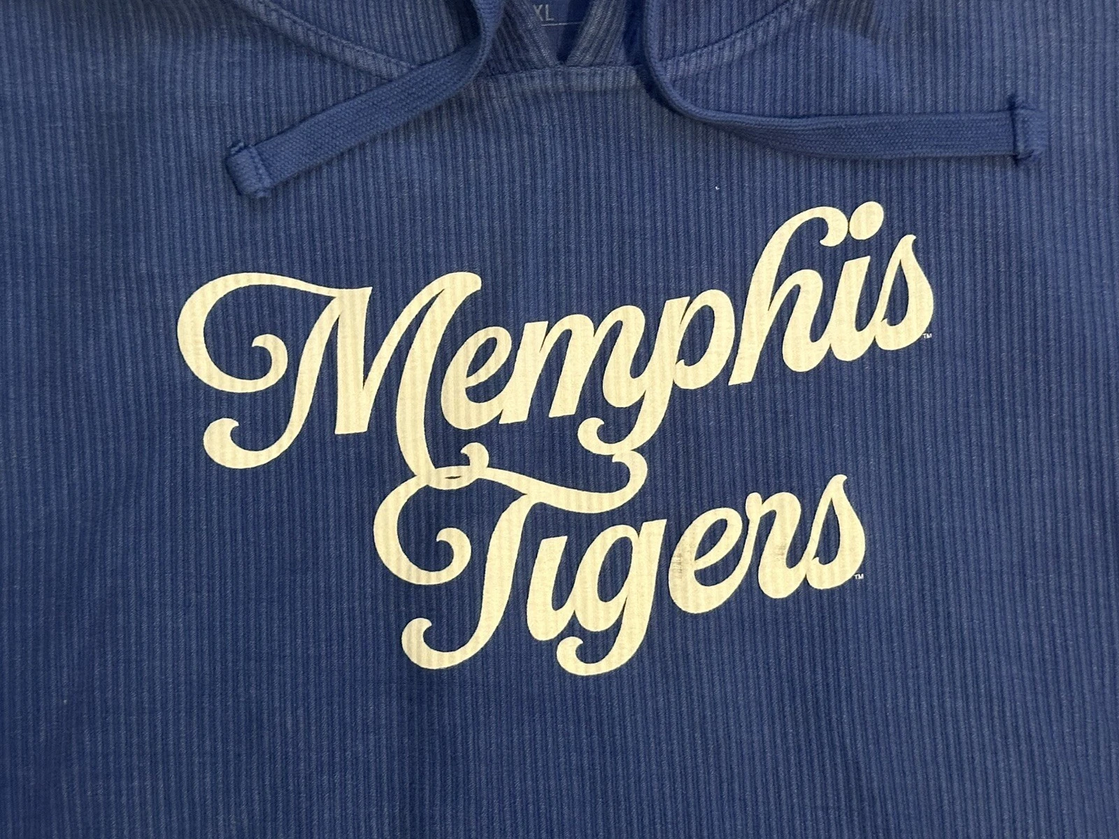VETEMENTS Felpa con cappuccio University of Memphis Tigers Pressbox di Royce Apparel taglia 2XL