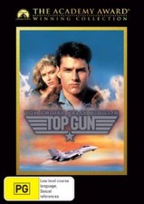Top Gun (DVD 1986) Region 4 Action, Drama, Romance Tom Cruise, Kelly McGillis, V