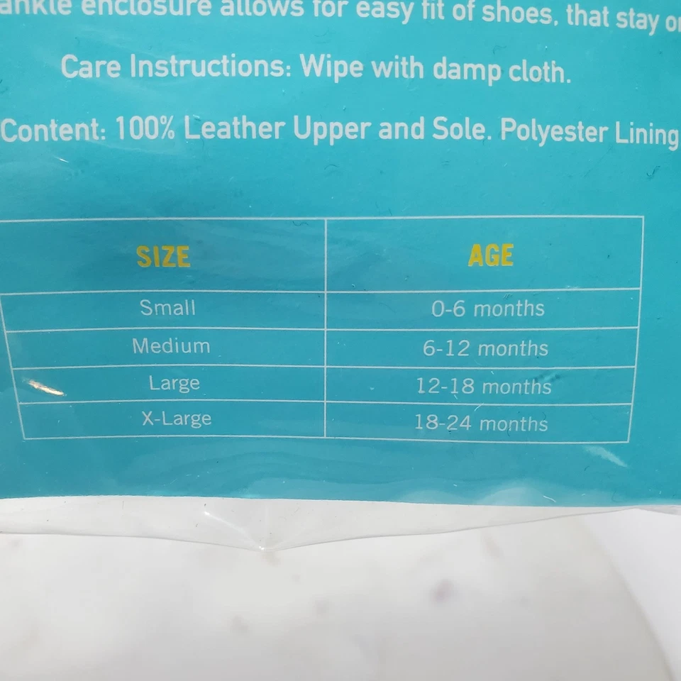 Ministar Zapatos Bebé Cuero Genuino Jirafa Pequeños 0-6 Meses Foto 4 de 4