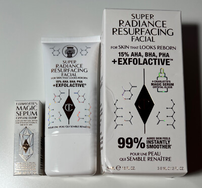 Charlotte Tilbury Super Radiance Resurfacing Facial + Charlotte's Magic Serum