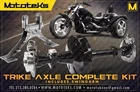 HARLEY TRIKE AXLE CONVERSION KIT + SWINGARM FITS HARLEY TOURING BAGGER 2002-PRES