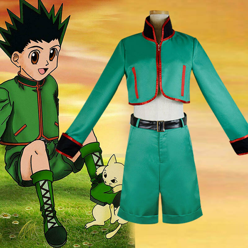 Cosplay Life Gon Freecss Costume for Men - Hunter x Hunter (HxH) Character  Merch - Cosplay Manga & Anime Halloween Costumes (S) 