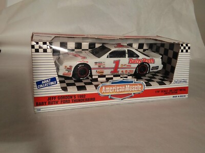 ERTL AMERICAN MUSCLE JEFF GORDON 1992 BABY RUTH THUNDERBIRD NASCAR NEW IN BOX