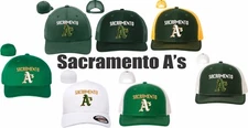 Sacramento A's As FlexFit Richardson 112 Hats