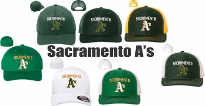 Sacramento A's As FlexFit Richardson 112 Hats
