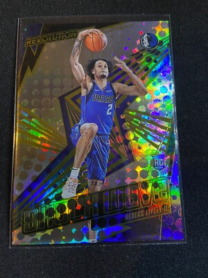 2023 PANINI REVOLUTION DERECK LIVELY II SHOCK WAVE ROOKIE #11 DALLAS MAVERICKS