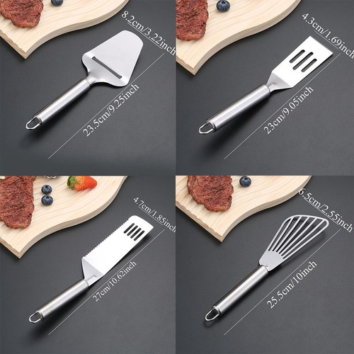 Stainless Steel Shovel Kitchen Cooking Tools Cheese Slicer Tool Easy to Clean ~ - Picture 4 of 22