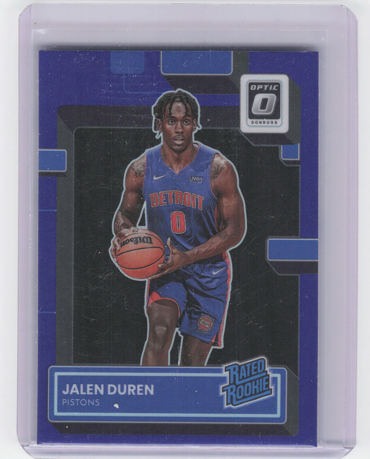 2022-23 Donruss Optic #227 Jalen Duren Purple