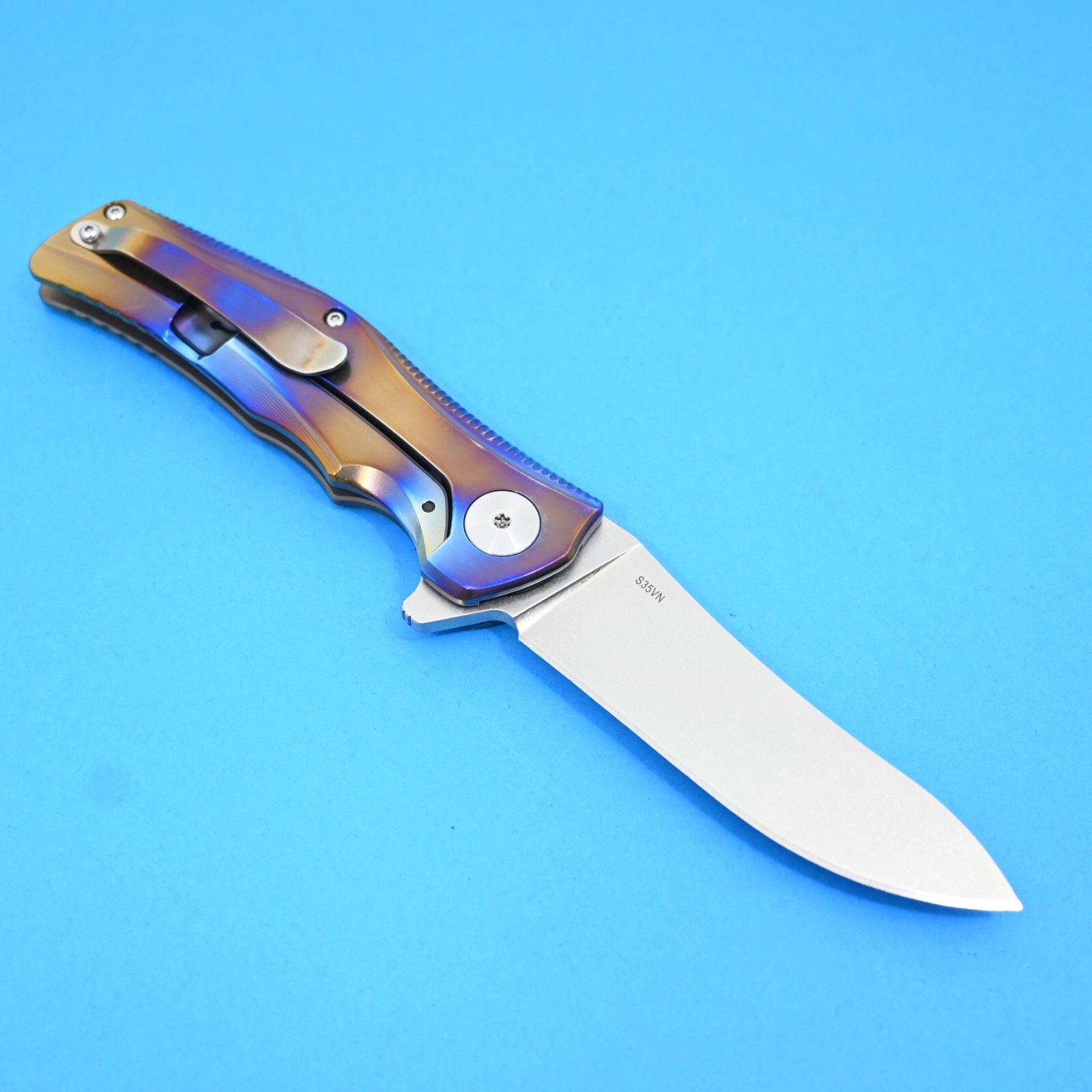 REATE KNIVES “HILLS FLIPPER” ANODIZED TITANIUM KNIFE, c. PRESENT eBay