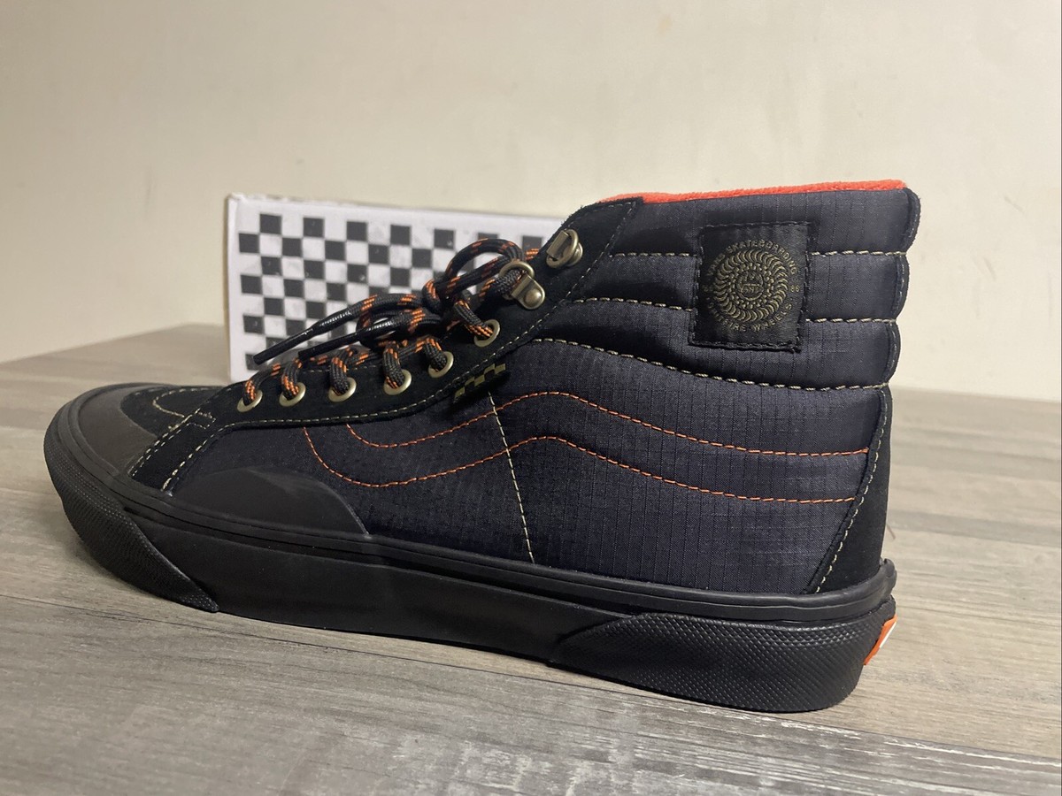Vans X Spitfire Wheels Skate Sk8-Hi Reissue Shoe Black/Flame