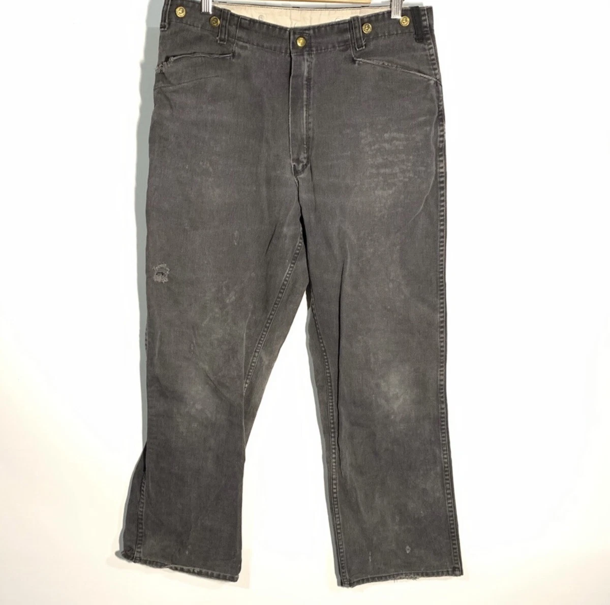 Rare Vintage Ben Davis Union Made Trim Fit Denim Jeans 36 Workwear San Francisco