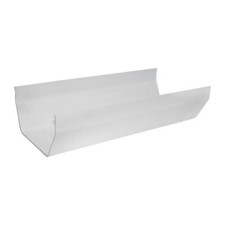 UPVC Gutter Square Line 114mm FloPlast Plastic Guttering Rainwater Square Pipe