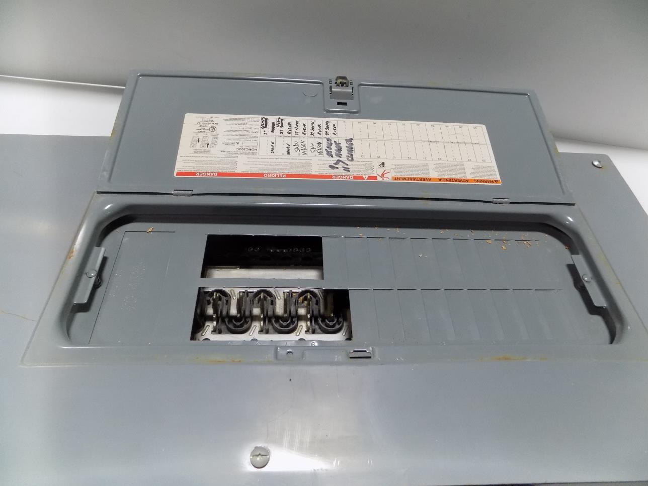 SQUARE D HOMELINE LOAD CENTER COVER HOMC30UC eBay