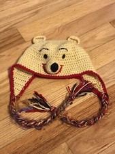 Winnie The Pooh Handmade Crocheted Hat