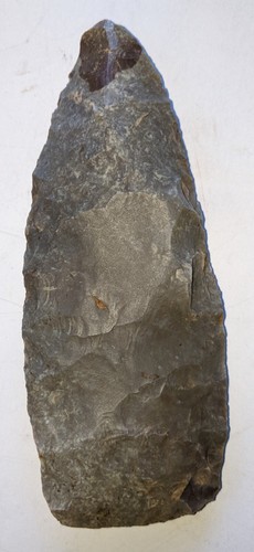 AFRIKANISCHER NEOLITHIKUM STEIN MEISSEL WERKZEUG KLINGE CELT ORIGINAL NIGER SAHARA ARTEFAKT  - Bild 4 von 4