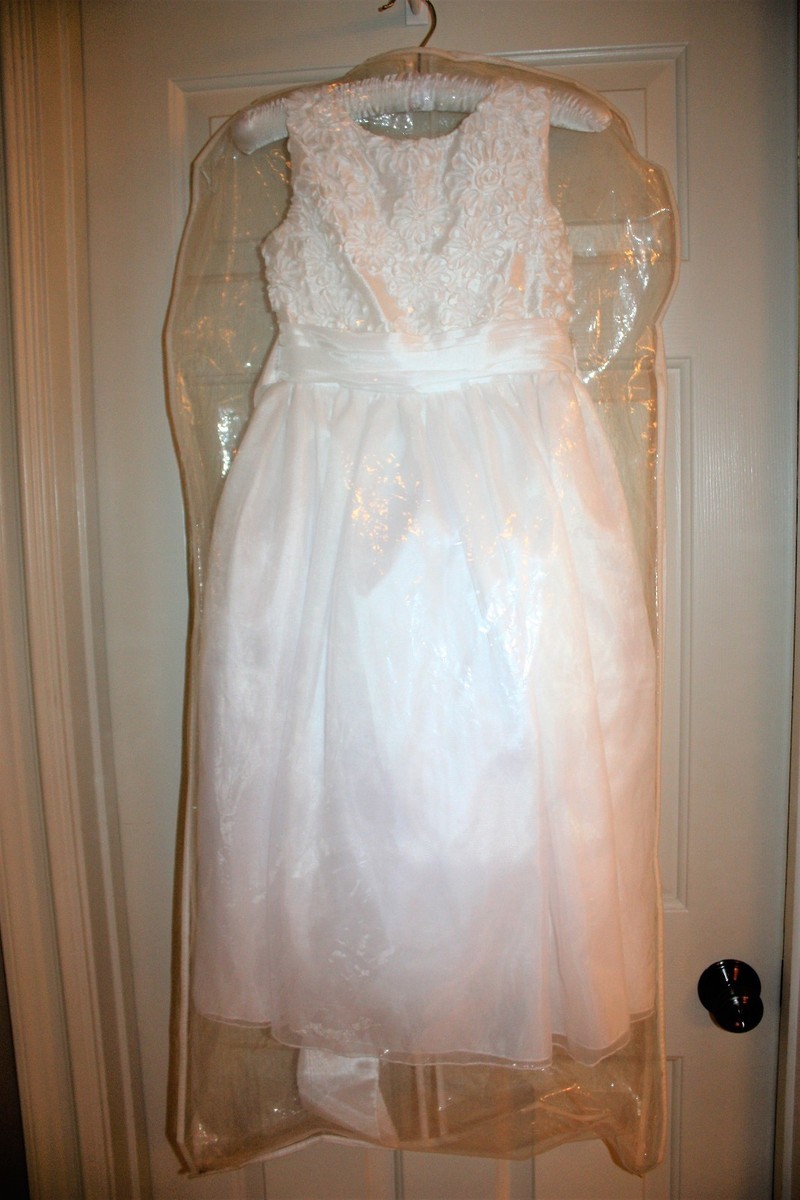 Lord &Taylor White Holy Communion Dress Catholic Flower Girl