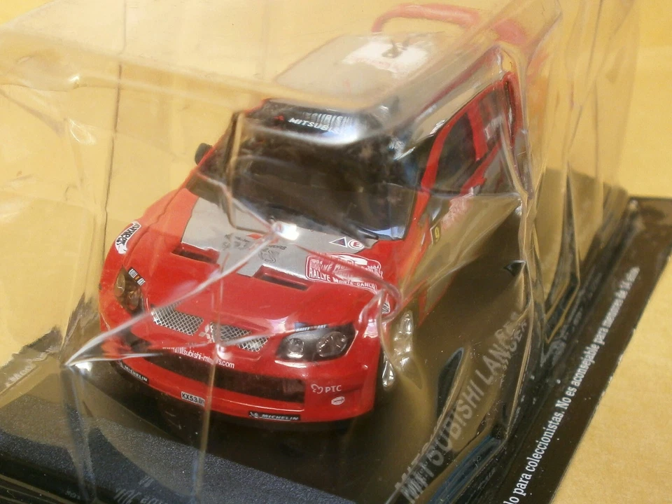 MITSUBISHI LANCER WRC -RALLY -  scala 1:43 NUOVA CON BLISTER (EDICOLA) - Immagine 2 di 2