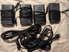 Dell 65 watt Circle Charger for laptops, lot of 4