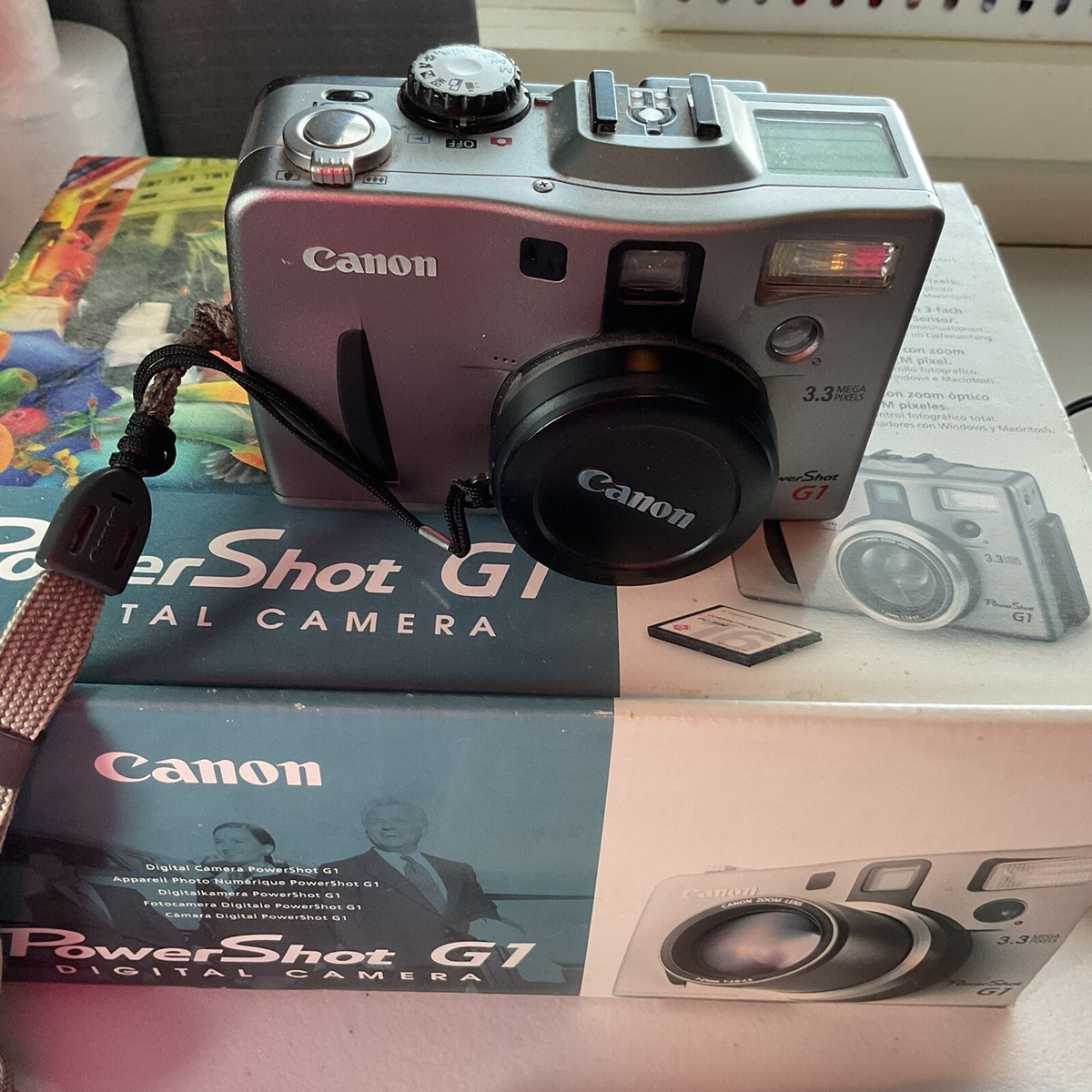 canon powershot G1 3x Optical Zoom 3.3 M Pixel CCD SENSOR