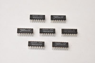 Texas Instruments SN74S174N D Flip-Flop 1Func Positive Edge Trigger 16B Lot of 7