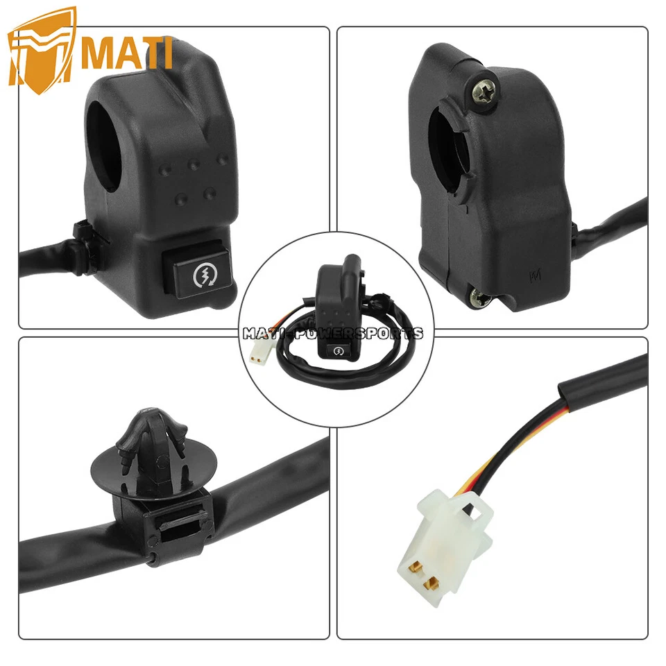 Interruptor de arranque lateral derecho botón de arranque para Honda CRF 125F CRF125F 2014 2015-2018 Foto 2 de 4