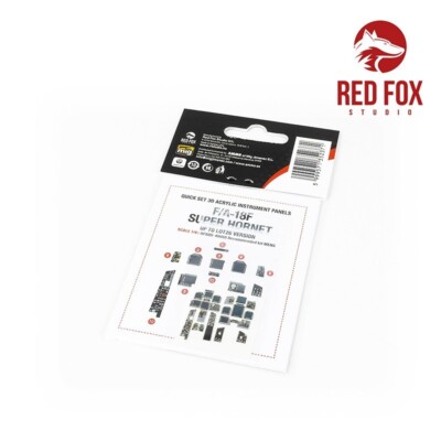 Redfox studio #RFSQS-48088 1/48 F/A-18F Super Hornet (for Meng kit)