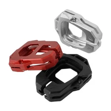 Black Red Silver Key Fob Cover Case Skin Holder Fit 2007-2018 Wrangler Jeep JK